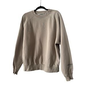Fear of God Essentials Men's Brown Fleece Crewneck - Size S - Mint